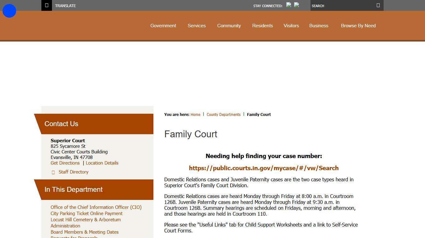 Family Court / Vanderburgh County